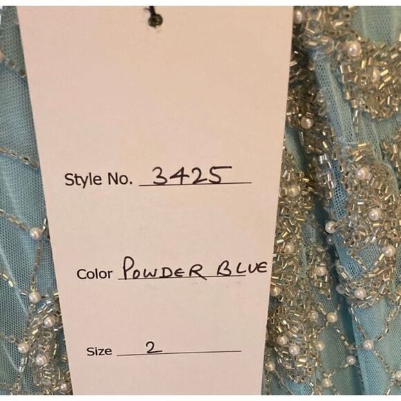 Gorgeous Primavera Couture Women's Beaded Prom Dress Evening Gown NWT - Picture 7 of 10
